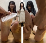 Idol-like beauty 24.5cm super weak sole tickling! 5 minutes 32 seconds