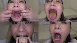 [Oral fetish] Aoi Yurika&#39;s maniac oral observation and oral fetish play! [Whole swallow] -